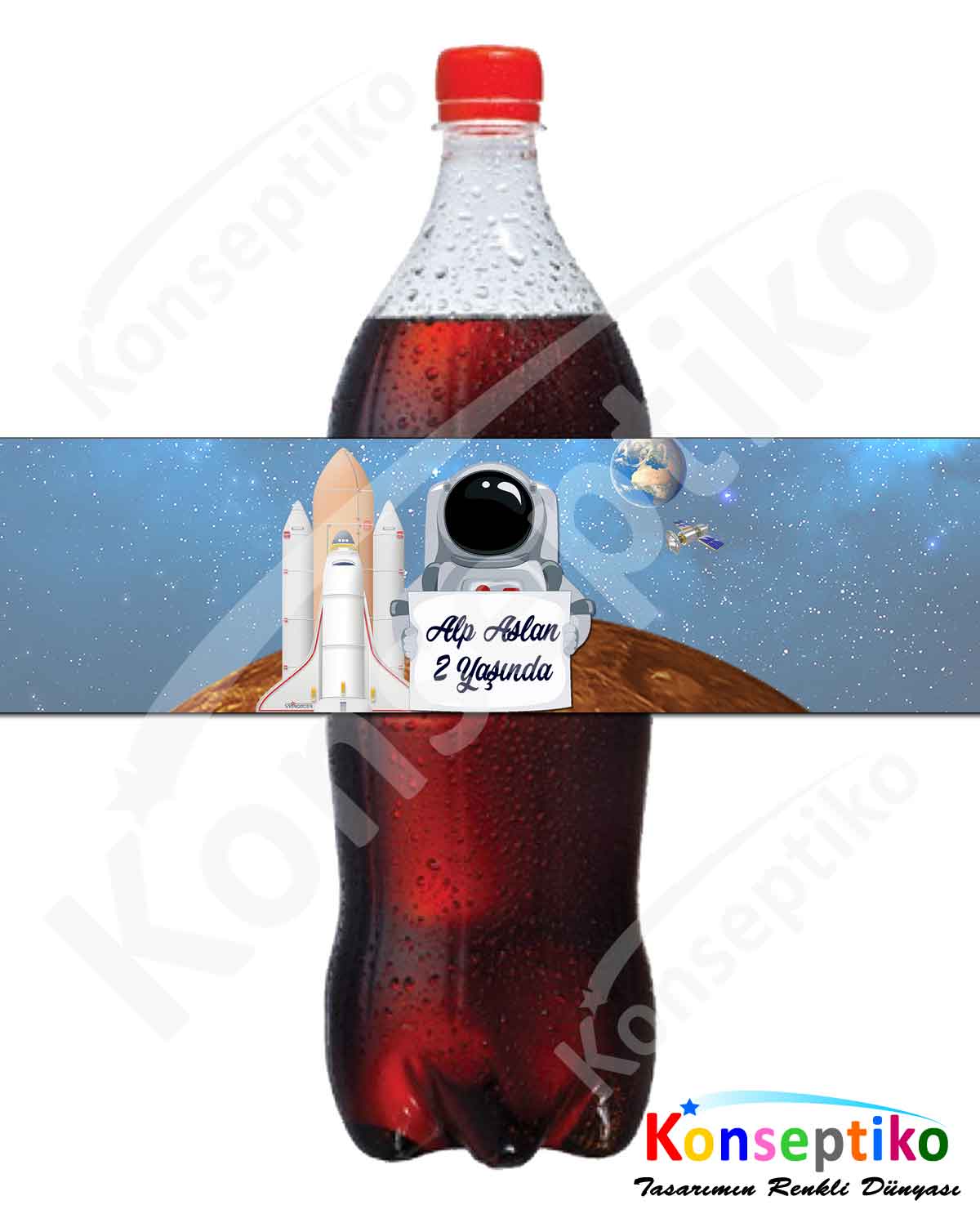 Uzay - İçecek Etiketi