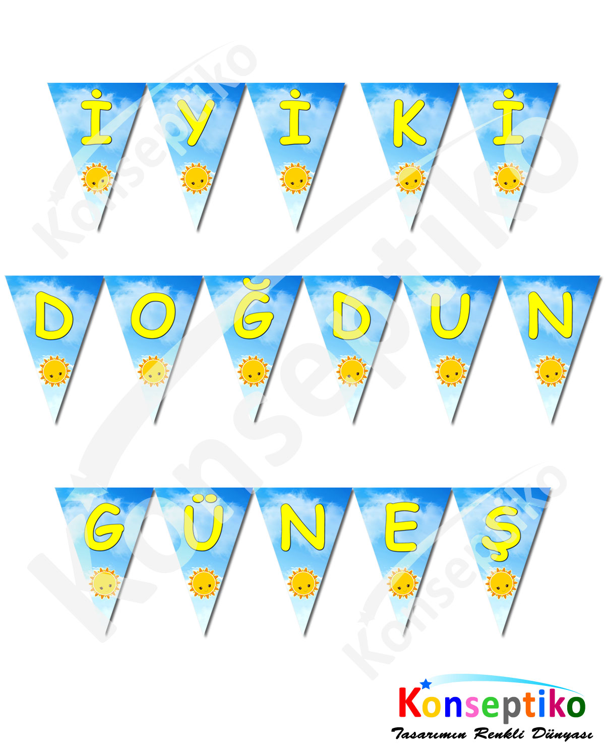Güneş - Harf (Banner)