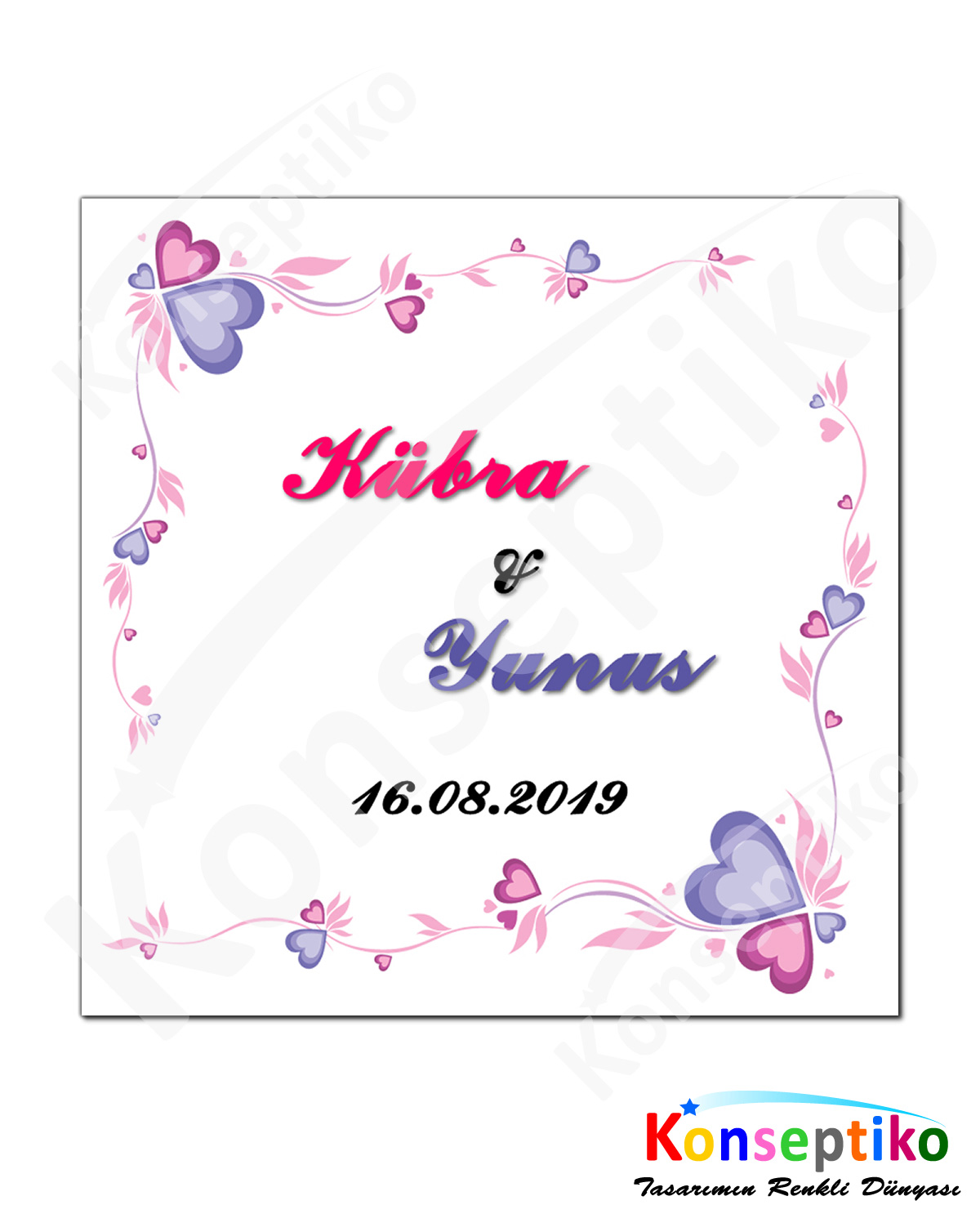 Nikah - Kare Etiket 40'lı