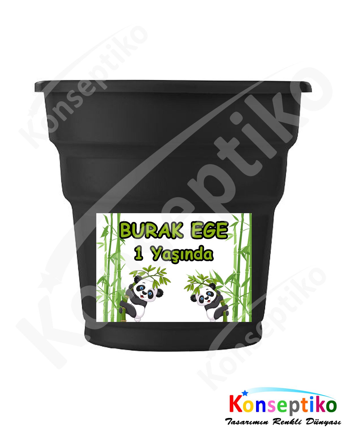 Panda - Bardak Etiketi 20'li