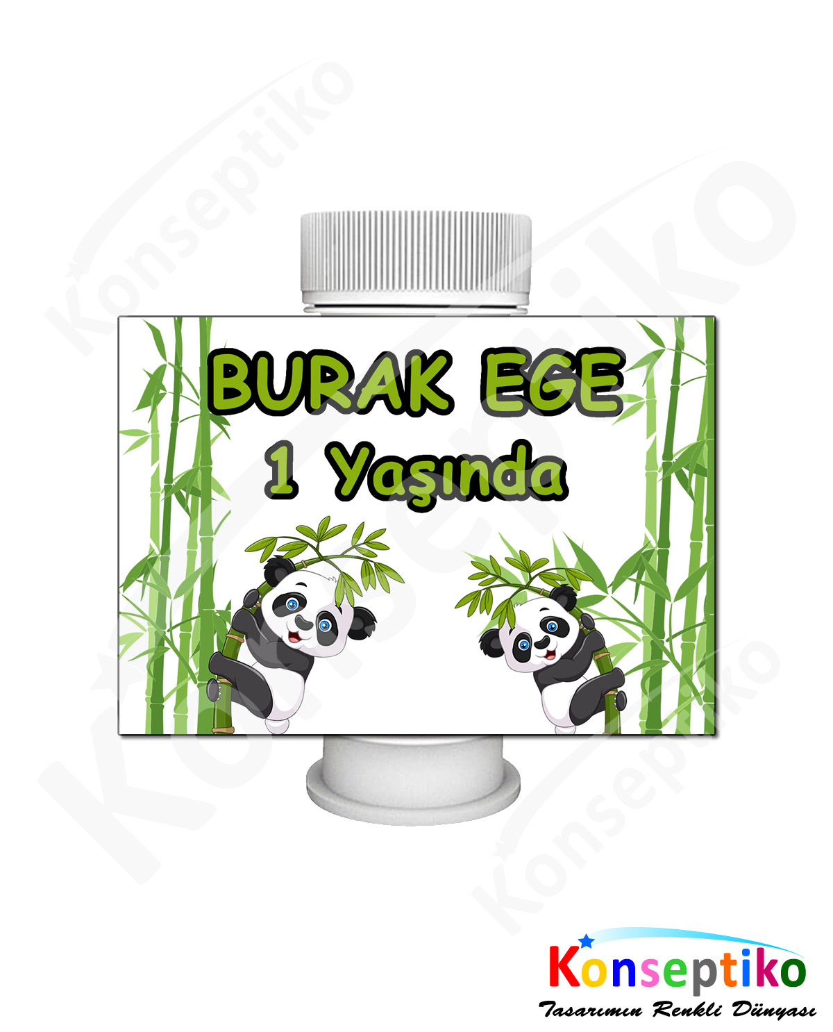 Panda - Baloncuk Etiketi