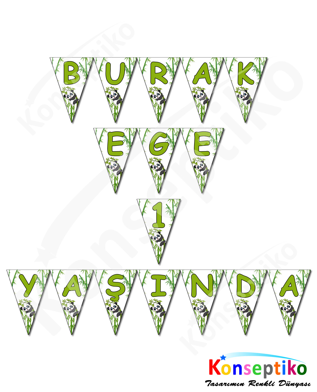 Panda - Harf (Banner)
