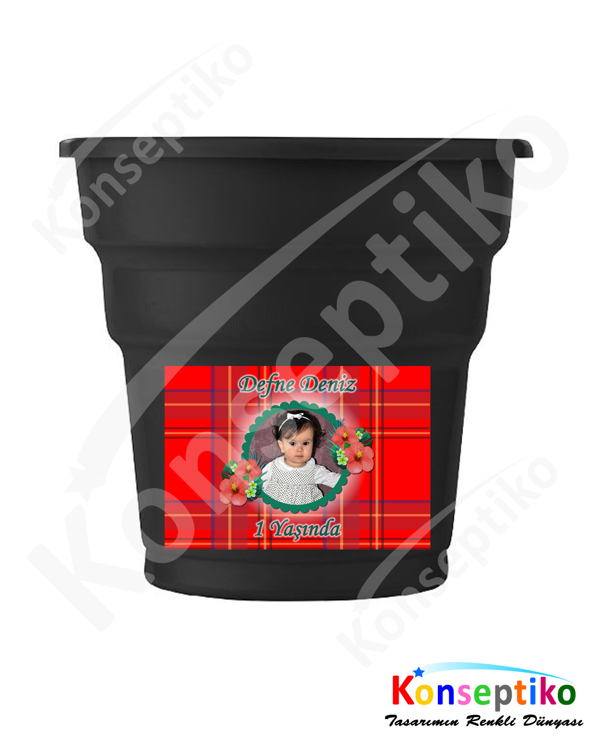 Ekose - Bardak Etiketi 20'li