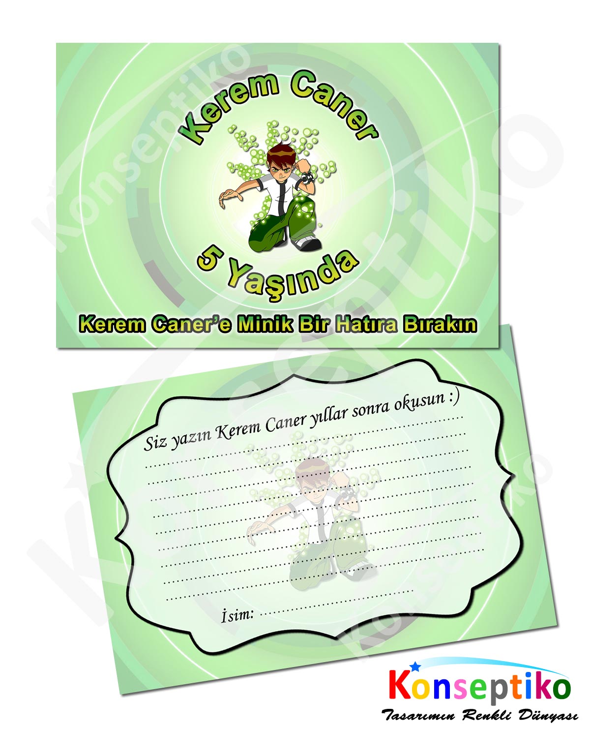 Ben 10 - Anı Kartı