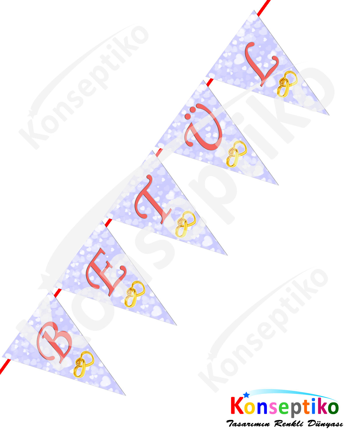 Çiçekli - Harf (Banner)3