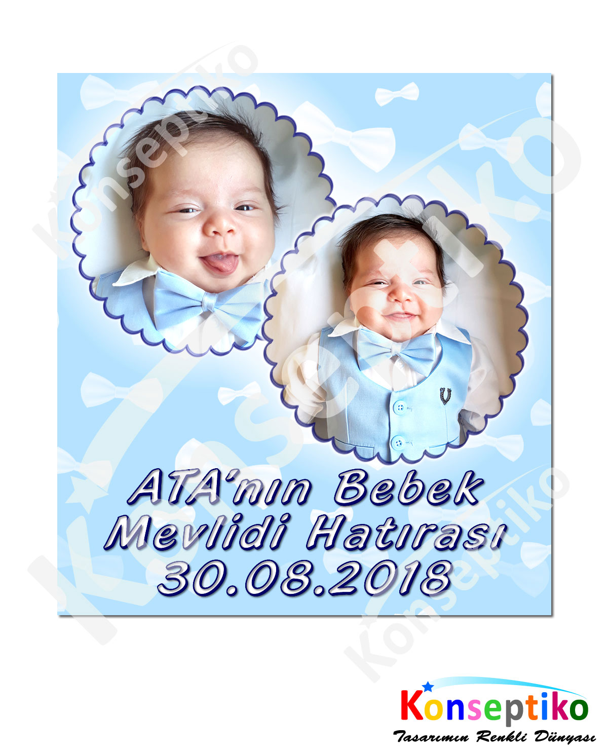 Papyon Bebek Mevlidi - İnce Magnet